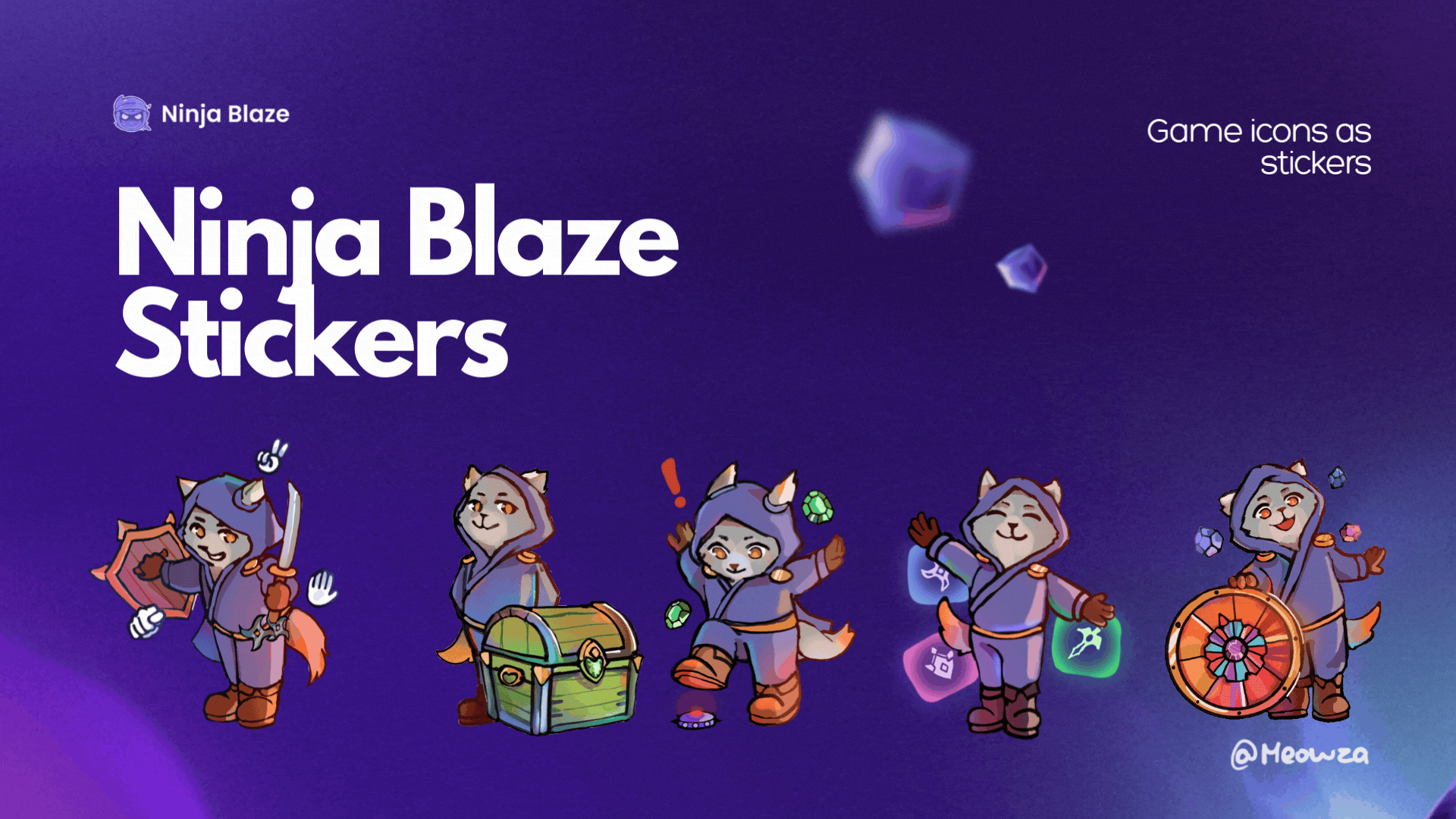 NinjaBlaze Stickers