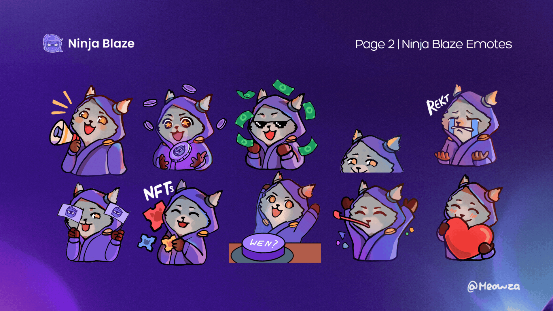NinjaBlaze Stickers